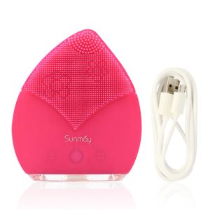 Sunmay Silicone Facial Cleansing Brush Pink