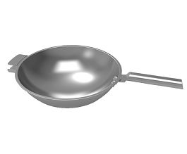 Non-Stick Stainless Steel Covered Fry Pan