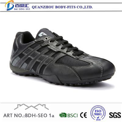 All Black Running Shoes For Men With Comfortable White Rubber Sole On Runners Sneakers Shoes For Winter