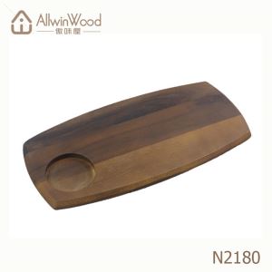 Wholesale High Quality Acacia Wood Food Plate