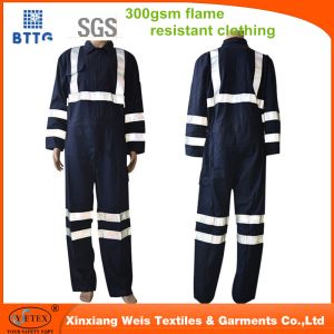 300gsm Navy Blue FR Protective Clothing