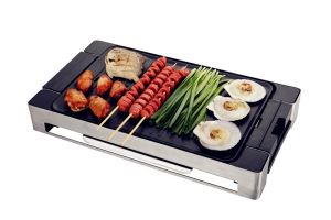 2 In 1 Electric Grill Pan with Japanese Daikin Non-stick Coating