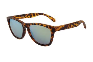 Unisex Matte Tortoise Frame Plastic Sunglasses