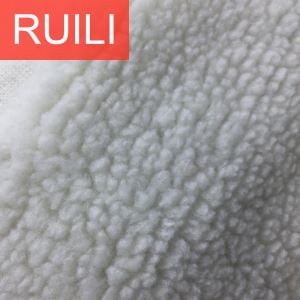 Raw White Sherpa Fabric