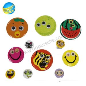 Metal Tin Button Badges with Amazing Goggles