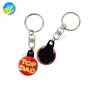 Metal Tin Button Badges with Different Styles Keychain