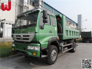 Earth Moving Vehicles 12 Ton Medium Duty Trucks New Yellow River C5B 4X2 Tipper Lorry