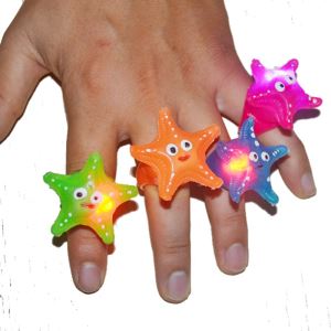 Jelly LED Starfish Ring