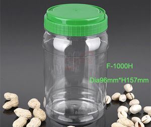 1000ml Plastic Pet Food Grade Bottle for Chocolate, Cake and Candy Food Package
