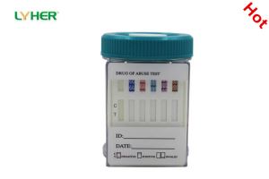 Multiple Drug Urine Test Key Cup Integrated Drug Diagnostic Combo Test Accurate CE