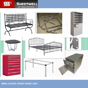 Custom Metal Furniture Shelf Cabinet Bed Chair Table Frame Parts Fabrication Service