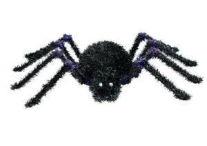Spider Tinsel 15 1/2in Wreath By Party America