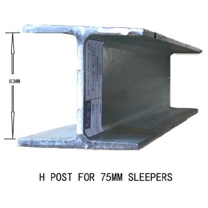 High Strength Retaining Wall post For 50mm 75 mm 100mm Sleeper