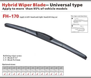 Car Windows Wiper Blade -universal Hybrid Wiper