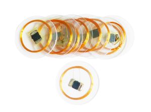 RFID Clear Tag ID Coin Tag Dis Tag For Identification