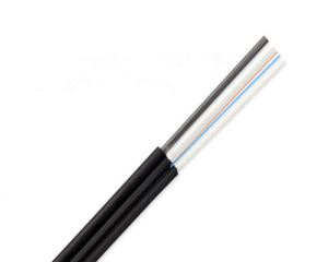 Indoor Outdoor Butterfly Fiber Optic Drop Cable GJYXCH / GJXH / GJYXFCH FTTH Terminal Cable