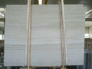 Cheap Marble Slab China Wooden White Marble Serpeggiante