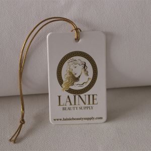 Good Quality Natural Hair Extension Hang Tags and Wig Tags for Hair Accessories