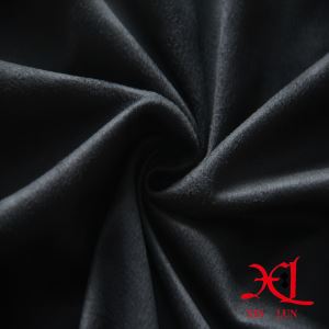 Black Suede Fabric Suede Cloth Fabric