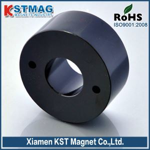 Grade N50 Rare Earth Magnet , Flat Ring Permanent Neodymium Magnet