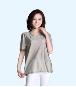 Silver T-shirt With Radiation Shielding Performance