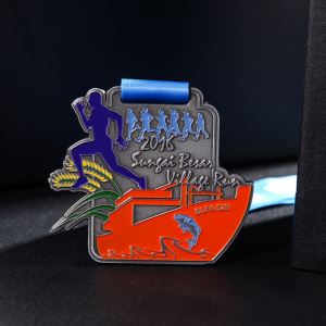 Custom Running Club Medal