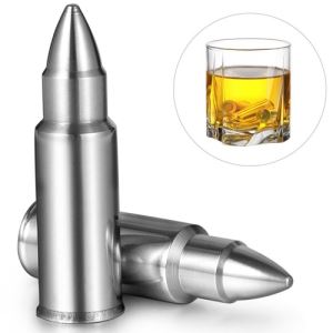 Stainless Steel Bullet Shaped Whiskey Stones