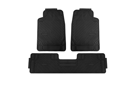Heavy Duty Nibbed Backing All Weather Floor Mat, 3 Piece