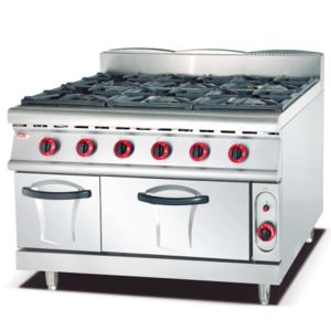 Gas Range With 6 Burner And Gas Oven 900