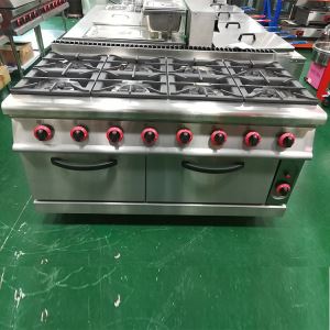 Gas Range With 8 Burner And Gas Oven 900