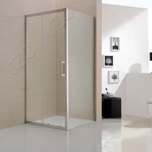 Stainless Steel Square Tempered Glass Shower Cabin