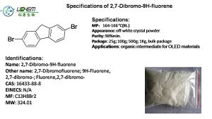 9H-Fluorene, 2,7-dibromo- 16433-88-8 Large Quantity In Stock