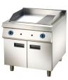 Commercial Gas Griddle or Lava Rock Grill BBQ with Cabinet for Sale