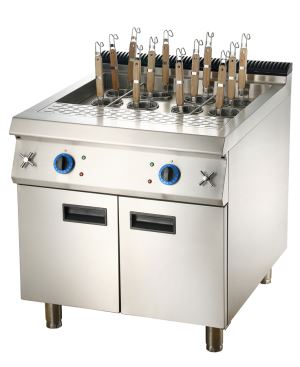 Electric Pasta Cooker or Bain Marie with Cabinet Free Standing Type