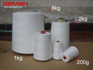 100% Polyester Bag Closing Thread 12/4 For Sewing Machines