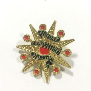 Royal Style Broach Lapel Pin, Metal Oem Fashional Lapel Pin, BSCI Factory Badge
