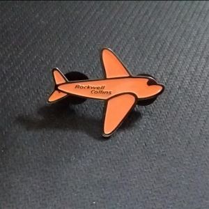 Soft Enamel Aircraft Lapel Pin