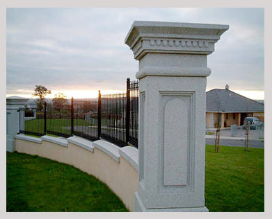 Granite Solid Pillar