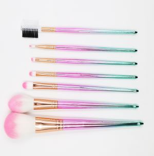 Makeup Brushes Colorful Plastic Handle