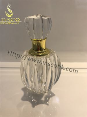 Fashion Clear Transparent Pure Crystal Oil Bottles Top-grade