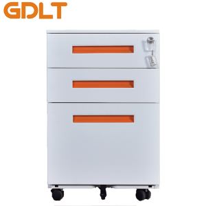 High Quality White Filing Cabinet Mobile Pedestal with 3 Drawers