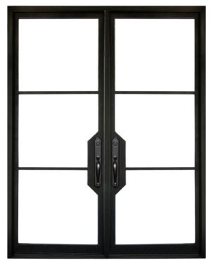French Double Fashion Iron Door