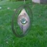 Stainless Steel Hanging Spinner With Glass Ball