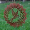 Stainless Steel Wind Spinner Natural Rusty Finished