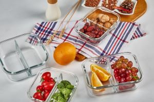 Stylish Glass And Silicone Bakeware