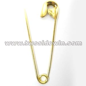 Gold Color Steel Alloy Safety Pin