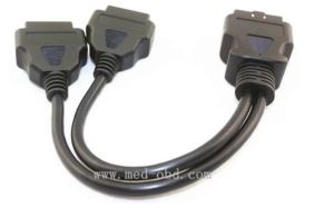 OBD2 Splitter Y Cable Male to Dual Female