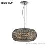 Contemporary Oliver Design Crystal Hanging Pendant Lamps for Home