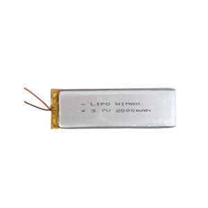 Customer 3.7V Lithium Polymer Small Size High Capacity 2000mAh Rechargeable Lipo Battery With PCB Protection