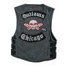 Outlaw Biker Patches Iron on Jacket Embroidered